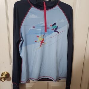 Born Light Blue Ski Graphic Size XL